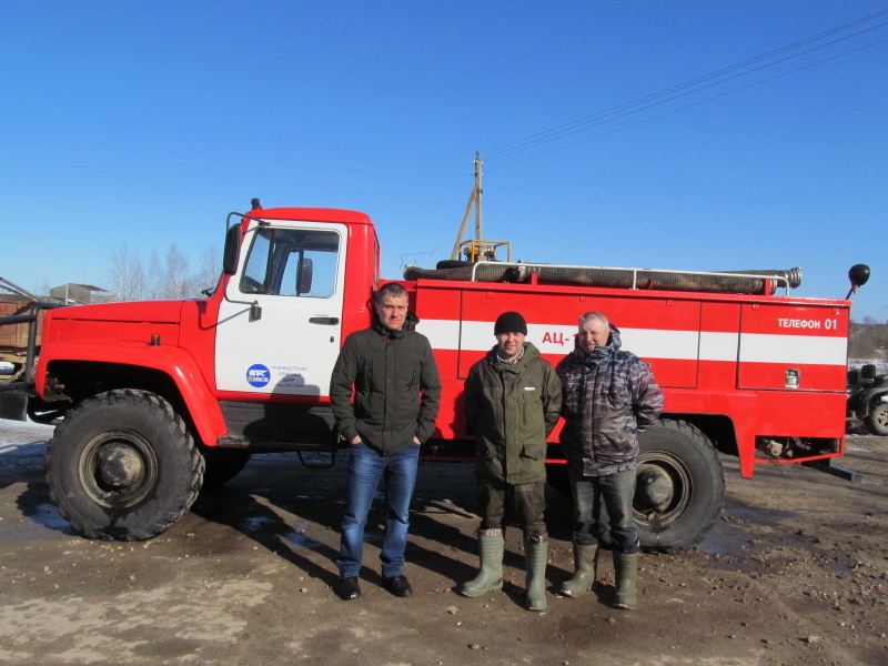 Добровольные пожарные приняли участие в ликвидации возгорания в Даниловском районе