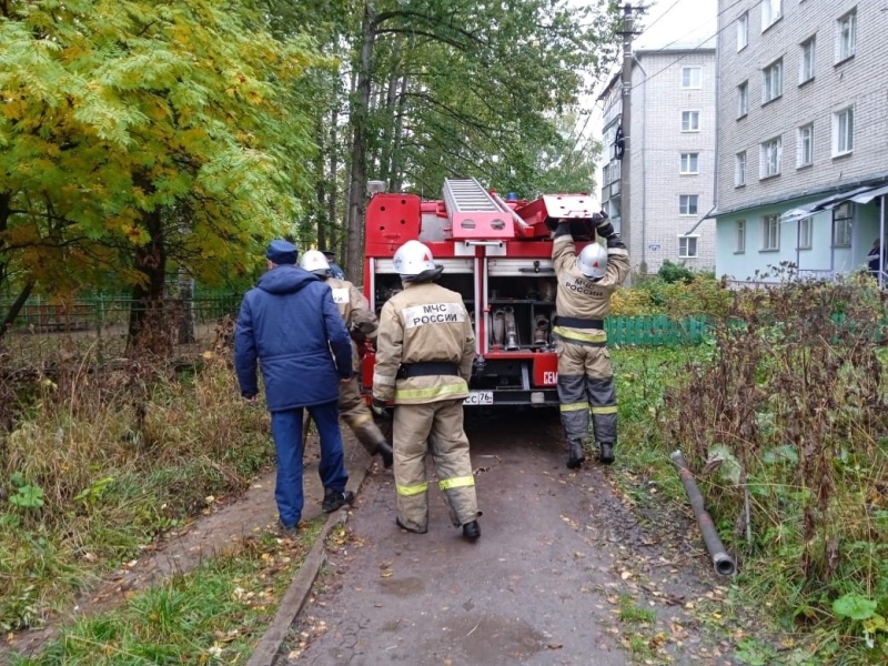 Пожарно-тактическое учение в Семибратовской средней общеобразовательной школе