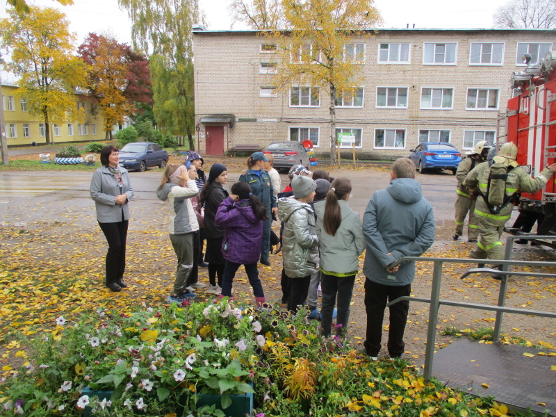 Пожарно-тактические занятия с эвакуацией в детском саду