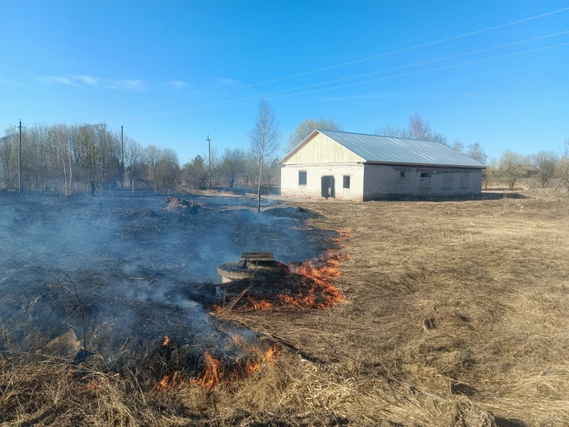 Добровольцы приняли участие в тушении 4 пожаров