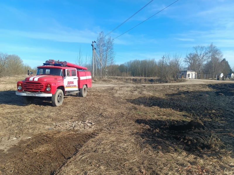 Добровольцы приняли участие в тушении 4 пожаров